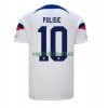 Maillot de Supporter Etats-Unis Christian Pulisic 10 Domicile Coupe du Monde 2022 Pour Homme